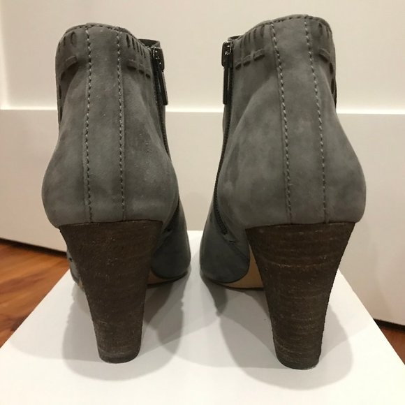 Gray Suede Vince Camuto Booties - Picture 3 of 5